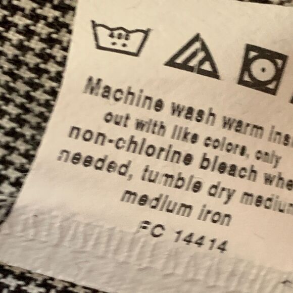 Lee Casuals Pants Womens Size 16 Black White Elastic Waist Dressy Comfort Casual - Picture 15 of 16